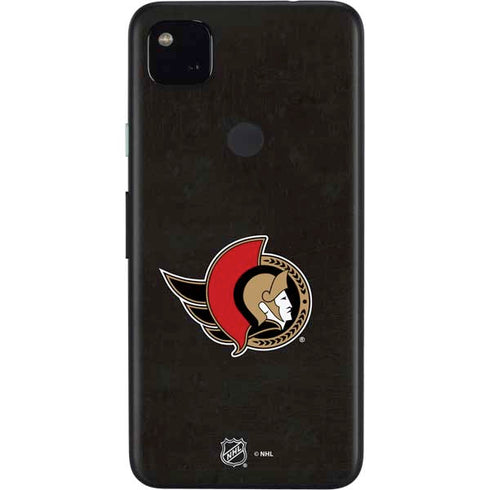NHL Ottawa Senators Distressed Google Pixel 4a Skin